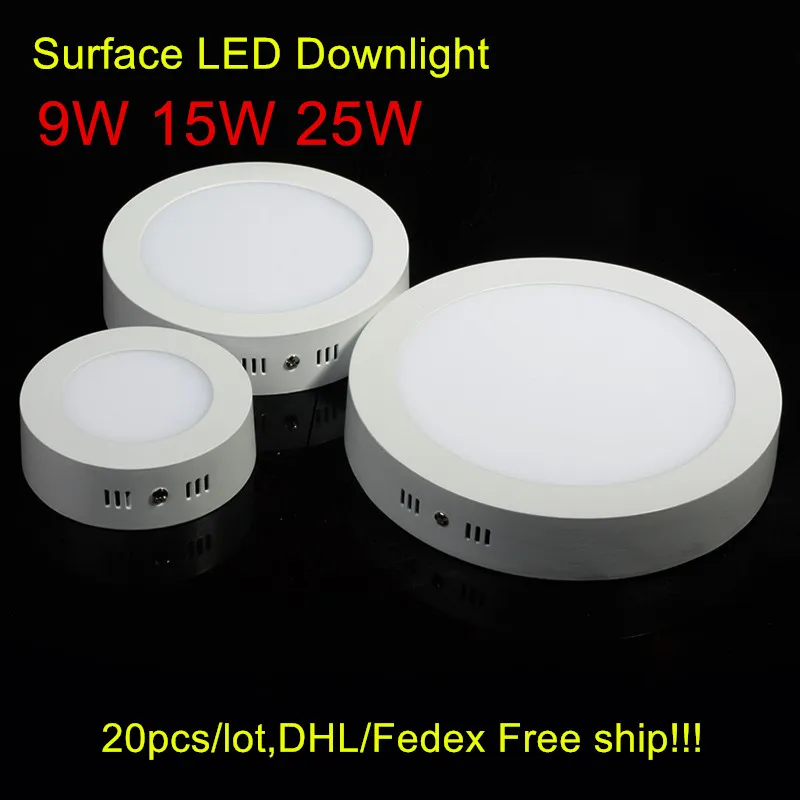 LED Round Surface Mounted Ceiling Light 9W/15W/25W AC85-265V For Home BedRoom kitchen Room panel lighting 20pcs/lot,DHL Free!!!
LED Round Surface Mounted Ceiling Light 9W/15W/25W AC85-265V For Home BedRoom kitchen Room panel lighting 20pcs/lot,DHL Free!!!