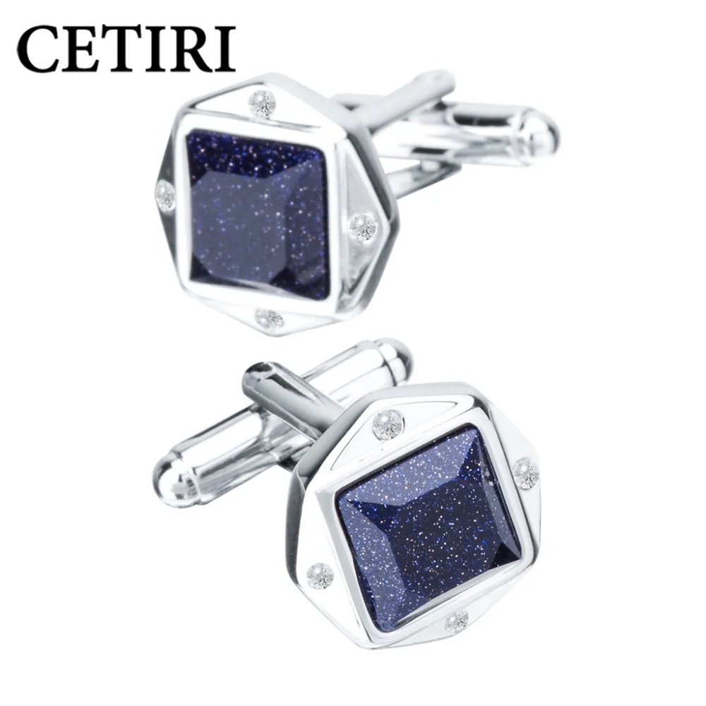 CETIRI Unique Stylish Cuff Links Designer Brand For Groom Modern Luxury Crystal Blue Stone Cufflinks for Shirt Wedding Business
CETIRI Unique Stylish Cuff Links Designer Brand For Groom Modern Luxury Crystal Blue Stone Cufflinks for Shirt Wedding Business