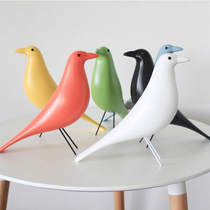 Nordic Modern Desktop Decorative Resin House Bird Pure Color Simple Line Black/white/red Bird Adornment Fashion Home Decoration
Nordic Modern Desktop Decorative Resin House Bird Pure Color Simple Line Black/white/red Bird Adornment Fashion Home Decoration