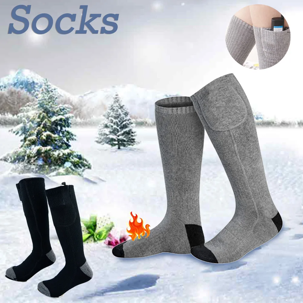 2020 New Winter Warm Rechargeable Electric Heated Socks 4.5V 5 dry battery Powered Thermal Socks for Camping Riding Hiking
2020 New Winter Warm Rechargeable Electric Heated Socks 4.5V 5 dry battery Powered Thermal Socks for Camping Riding Hiking