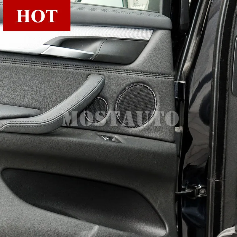 For X5 X6 F15 F16 Carbon Fiber Inner Car Door Speaker Cover Trim 2014-2018 6pcs Car Accessories Interior Car Decor Car Trim
For X5 X6 F15 F16 Carbon Fiber Inner Car Door Speaker Cover Trim 2014-2018 6pcs Car Accessories Interior Car Decor Car Trim