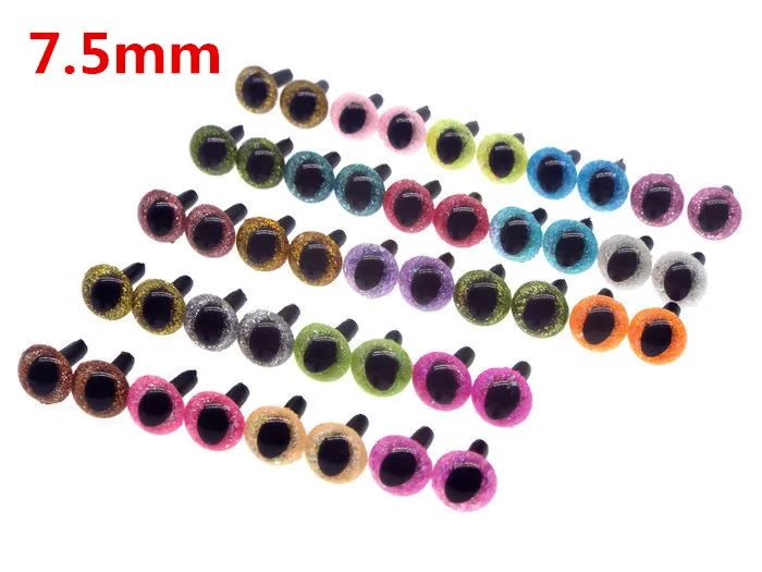 7.5mm Safety Plastic eyes for toys/dolls Amigurumi craft animal eyes cat eyes 10pairs/lot come with washers
7.5mm Safety Plastic eyes for toys/dolls Amigurumi craft animal eyes cat eyes 10pairs/lot come with washers