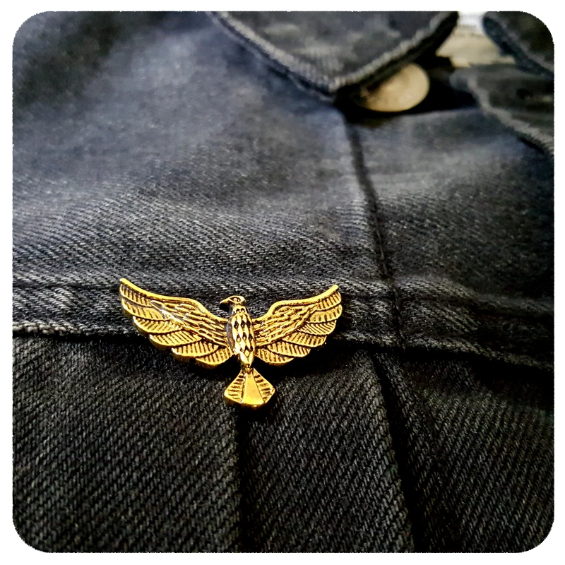 Retro Eagle Lapel Pins Cool Design of Hawk Brooch Accessory for Jeans Coat/Suit/Hat
Retro Eagle Lapel Pins Cool Design of Hawk Brooch Accessory for Jeans Coat/Suit/Hat