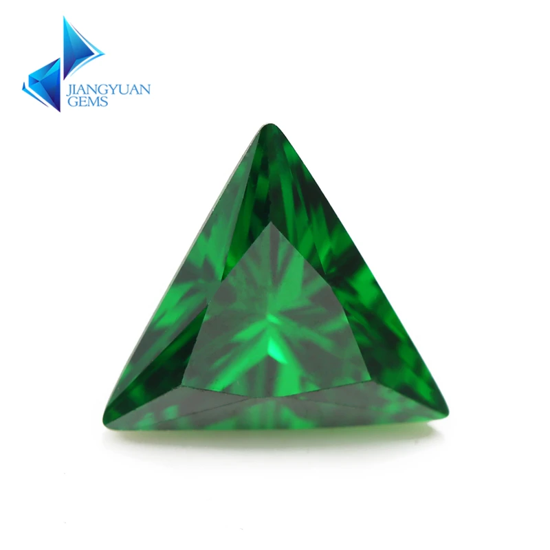 3x3~9x9mm Triangle Shape 5A Green CZ Stone Synthetic Gems Cubic Zirconia For Jewelry DIY
3x3~9x9mm Triangle Shape 5A Green CZ Stone Synthetic Gems Cubic Zirconia For Jewelry DIY