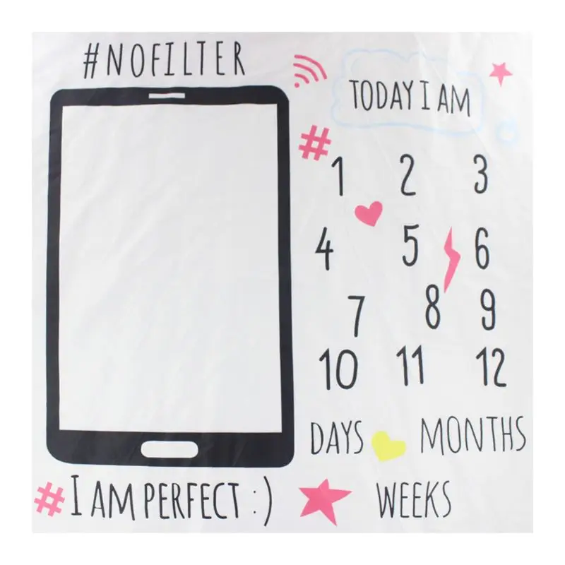Newborn Baby Milestone Number Phone Pattern Mat Blanket Photography Background Backdrop Cloth JUN-24
Newborn Baby Milestone Number Phone Pattern Mat Blanket Photography Background Backdrop Cloth JUN-24