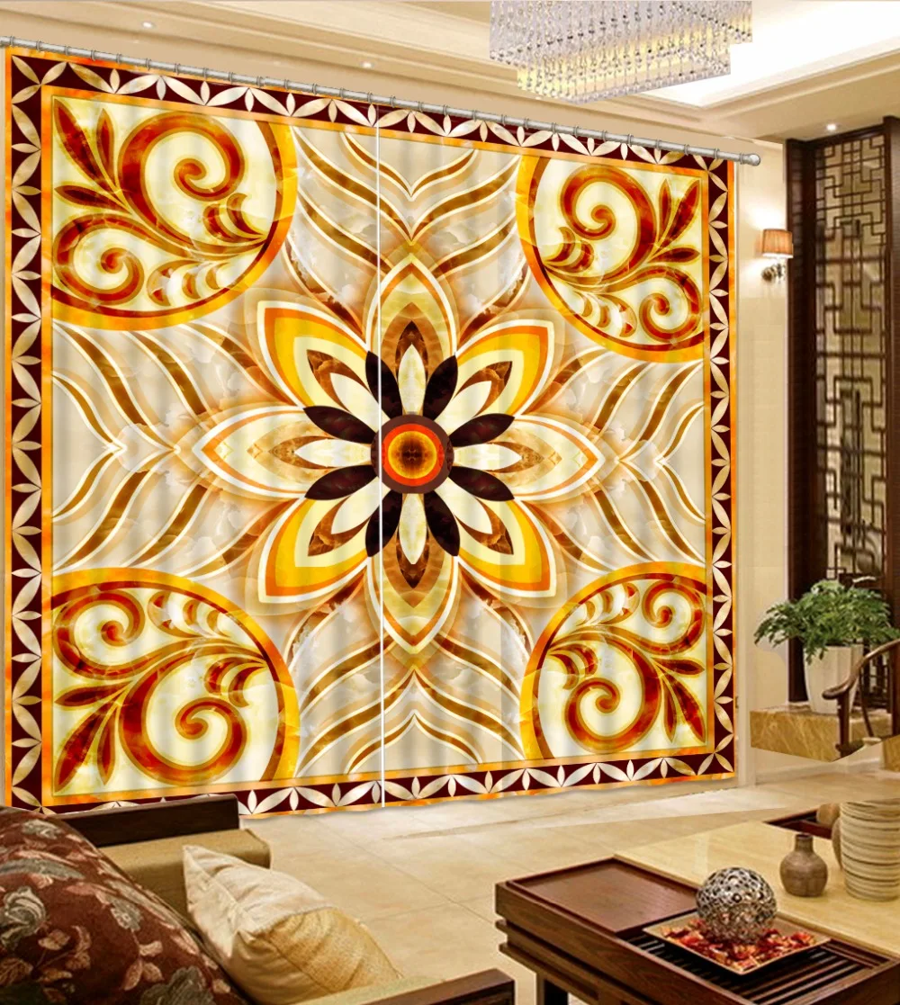 Classic 3D Curtains retro pattern Curtains For Bedrooom Luxury Curtains Designs 3D Blackout Curtains Drapes
Classic 3D Curtains retro pattern Curtains For Bedrooom Luxury Curtains Designs 3D Blackout Curtains Drapes