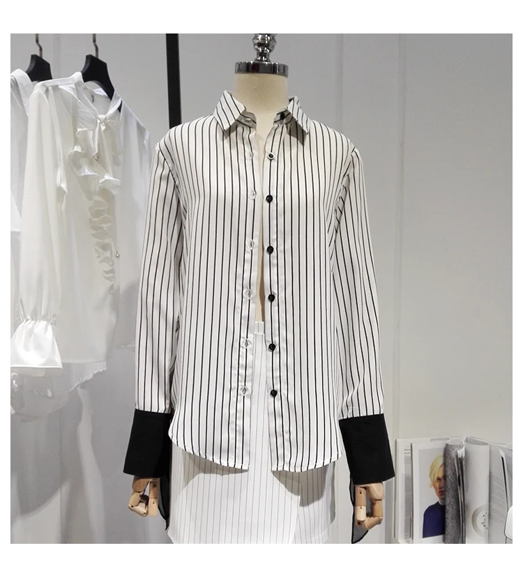 Female Korean Striped Chiffon Shirts Blouses Lady Vintage Elegant Office Work Patchwork Color Lace up Bandage Sleeve Slim Shirts
Female Korean Striped Chiffon Shirts Blouses Lady Vintage Elegant Office Work Patchwork Color Lace up Bandage Sleeve Slim Shirts