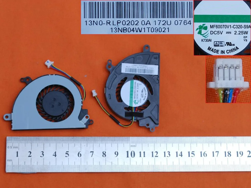 New Laptop Cooling Fan For ASUS P553M P553MA MF60070V1-C320-S9A Original PN MF60070V1-C320-S9A CPU Cooler Radiator
New Laptop Cooling Fan For ASUS P553M P553MA MF60070V1-C320-S9A Original PN MF60070V1-C320-S9A CPU Cooler Radiator