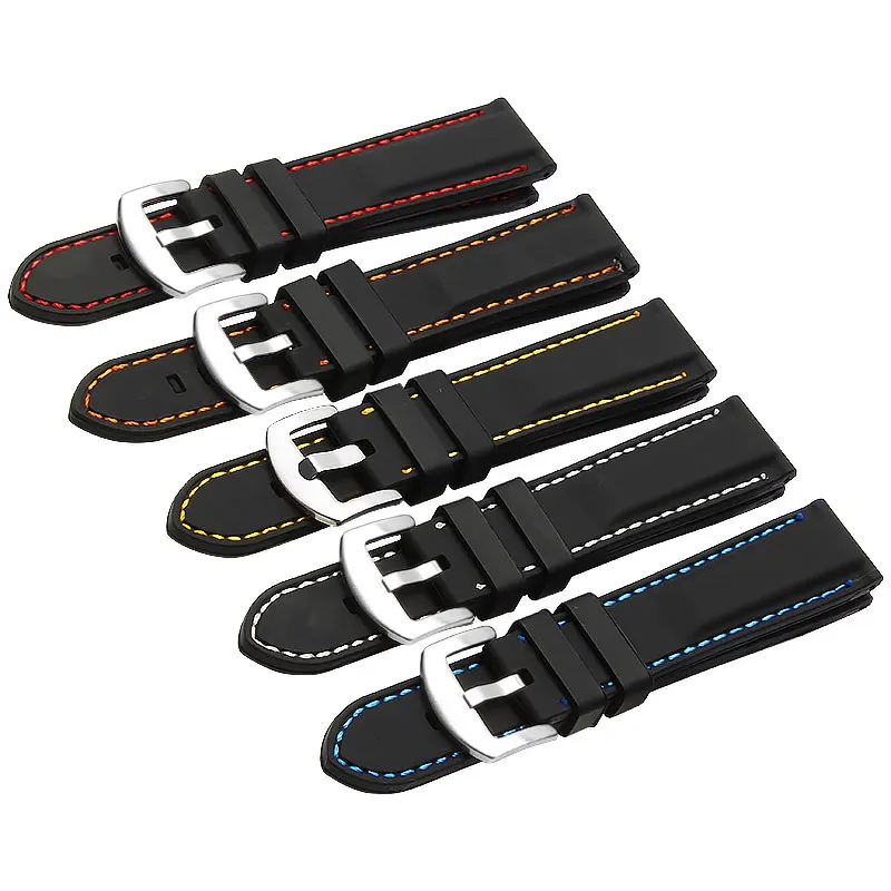 18mm 20mm 22mm 24mm 26mm Watchband Silicone Rubber Bands For Watches Watch Strap Soft Silicone Waterproof Watchband
18mm 20mm 22mm 24mm 26mm Watchband Silicone Rubber Bands For Watches Watch Strap Soft Silicone Waterproof Watchband