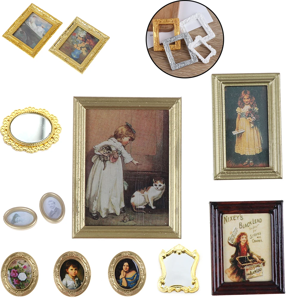 Vintage Photos Painting Mural Wall Picture for 1:12 Dollhouse Miniature Miniaturas Casa De Munecas 1:12 Random Color
Vintage Photos Painting Mural Wall Picture for 1:12 Dollhouse Miniature Miniaturas Casa De Munecas 1:12 Random Color