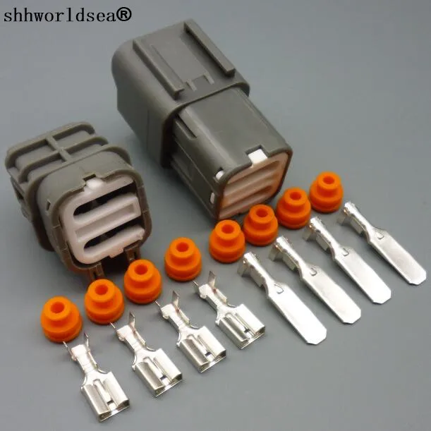 shhworldsea 4 Pin 6.3mm Male Female Waterproof Auto Electrical Connector plug For Dune Buggy Harness 7222-6244-40 7123-6244-40
shhworldsea 4 Pin 6.3mm Male Female Waterproof Auto Electrical Connector plug For Dune Buggy Harness 7222-6244-40 7123-6244-40