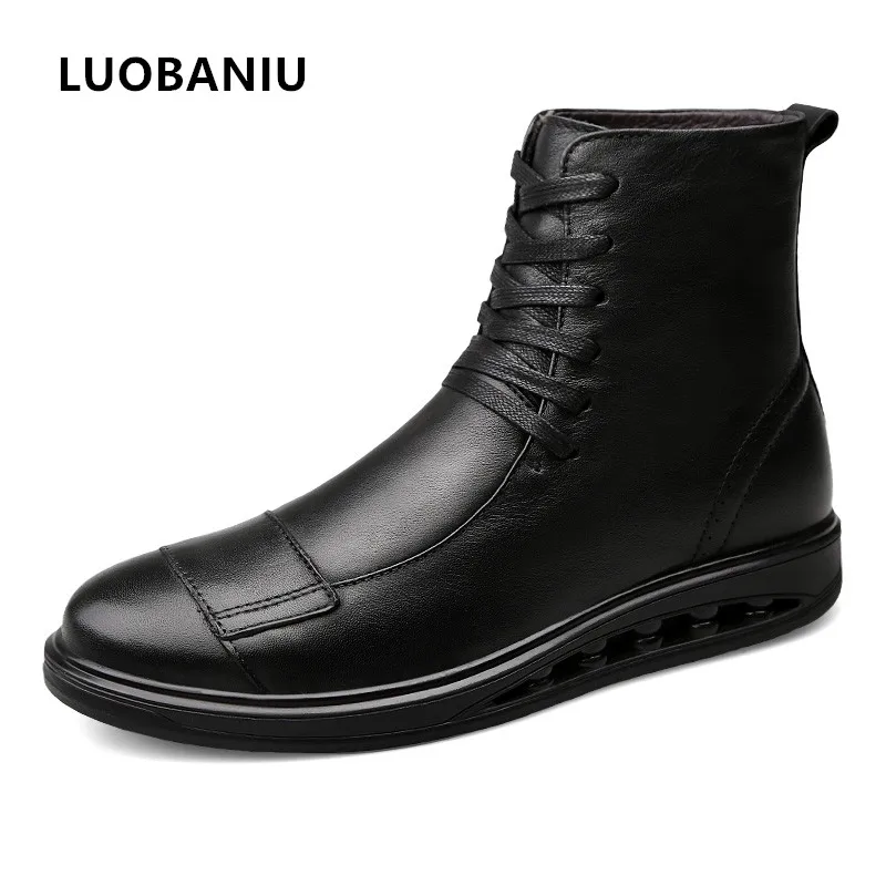 High Boot Men Boots +Fur Genuine Leather Shoes Snow Winter Boots Men Tactical Bootschaussure Homme Cuir Black Big Size 38-46
High Boot Men Boots +Fur Genuine Leather Shoes Snow Winter Boots Men Tactical Bootschaussure Homme Cuir Black Big Size 38-46