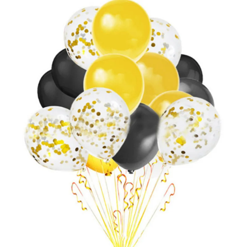 15 шт. конфетти воздушные шары Свадебные 12 дюймов Агатовые латексные зал детский