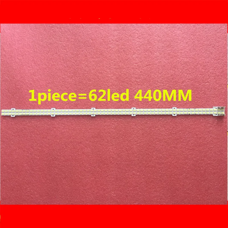 440mm LED Backlight Lamp strip 62 leds For 40 inch LCD TV UA40D5000PR BN64-01639A LTJ400HM03 2011SVS40-FHD-5K6KH1-1CH-PV
440mm LED Backlight Lamp strip 62 leds For 40 inch LCD TV UA40D5000PR BN64-01639A LTJ400HM03 2011SVS40-FHD-5K6KH1-1CH-PV