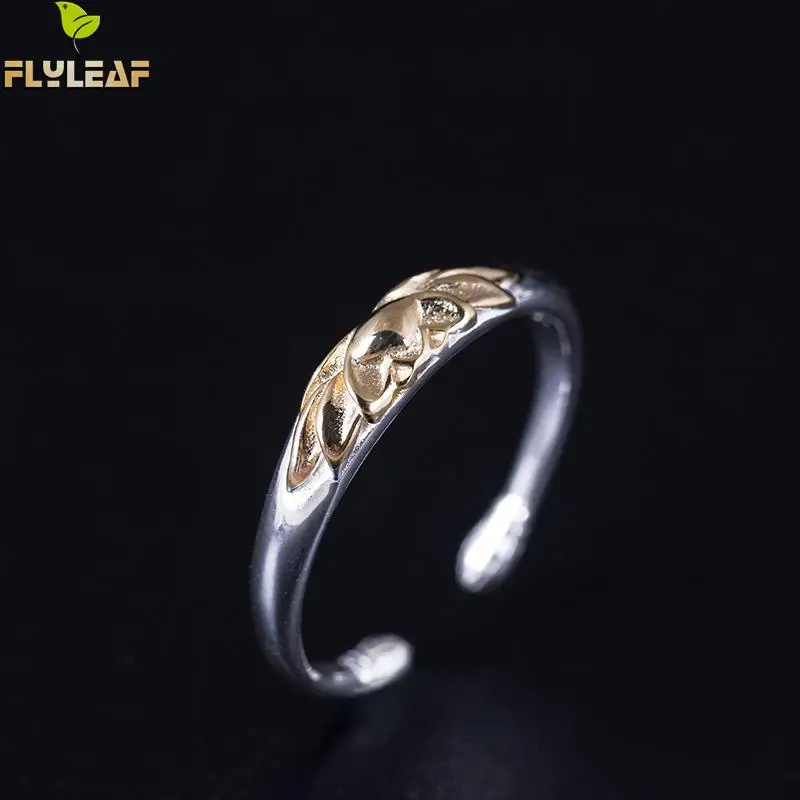 925 Sterling Silver Jewelry 18k Gold Lotus Flower Open Rings For Women Classical Style Luxury Femme Personalized Accessories
925 Sterling Silver Jewelry 18k Gold Lotus Flower Open Rings For Women Classical Style Luxury Femme Personalized Accessories