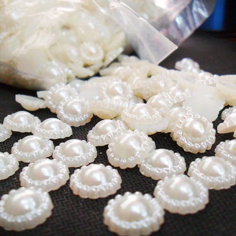 500pcs/lot Imitation Plastic ABS Pearl Beads Flat Back Cabochon Sun Flower Bead DIY Jewelry Findings Craft Phone Decoration Bead
500pcs/lot Imitation Plastic ABS Pearl Beads Flat Back Cabochon Sun Flower Bead DIY Jewelry Findings Craft Phone Decoration Bead