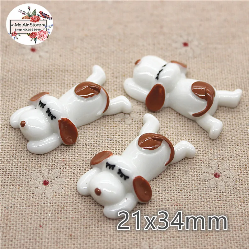 10pcs Resin cute kawaii dog flat back Cabochon Art Supply Decoration Charm Craft DIY 21x34mm
10pcs Resin cute kawaii dog flat back Cabochon Art Supply Decoration Charm Craft DIY 21x34mm