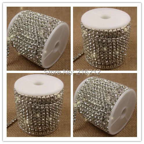 Fashion Hot 10yards/lot crystal stone Silver base Crystal rhinestone cup chain rhinestone garment accessories
Fashion Hot 10yards/lot crystal stone Silver base Crystal rhinestone cup chain rhinestone garment accessories