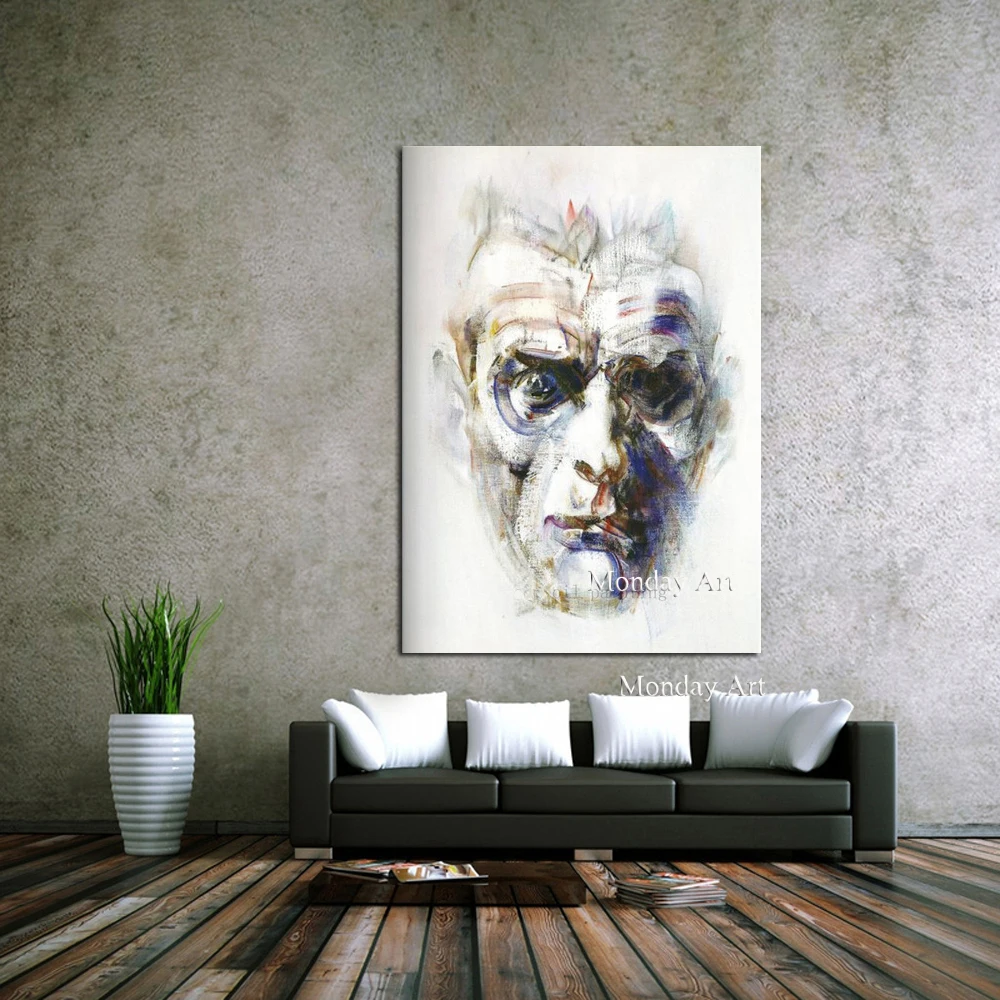 Pure Hand Painted Quardro Mask Art Modern Abstract Canvas Painting Figure Wall Pictures For Living Room Home Decor
Pure Hand Painted Quardro Mask Art Modern Abstract Canvas Painting Figure Wall Pictures For Living Room Home Decor