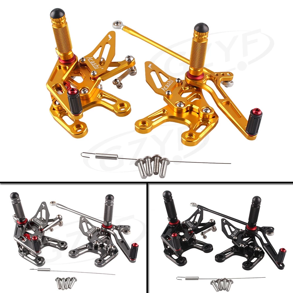Задние подножки педали подножки для Kawasaki Ninja ZX10R 2008 2009 2010 Алюминиевый CNC регулируемый
Задние подножки педали подножки для Kawasaki Ninja ZX10R 2008 2009 2010 Алюминиевый CNC регулируемый