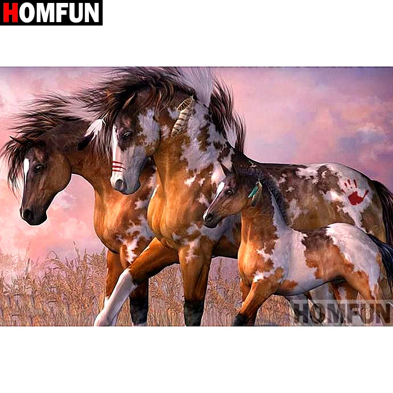 HOMFUN Full Square/Round Drill 5D DIY Diamond Painting "Animal horse" Embroidery Cross Stitch 3D Home Decor A10593
HOMFUN Full Square/Round Drill 5D DIY Diamond Painting "Animal horse" Embroidery Cross Stitch 3D Home Decor A10593