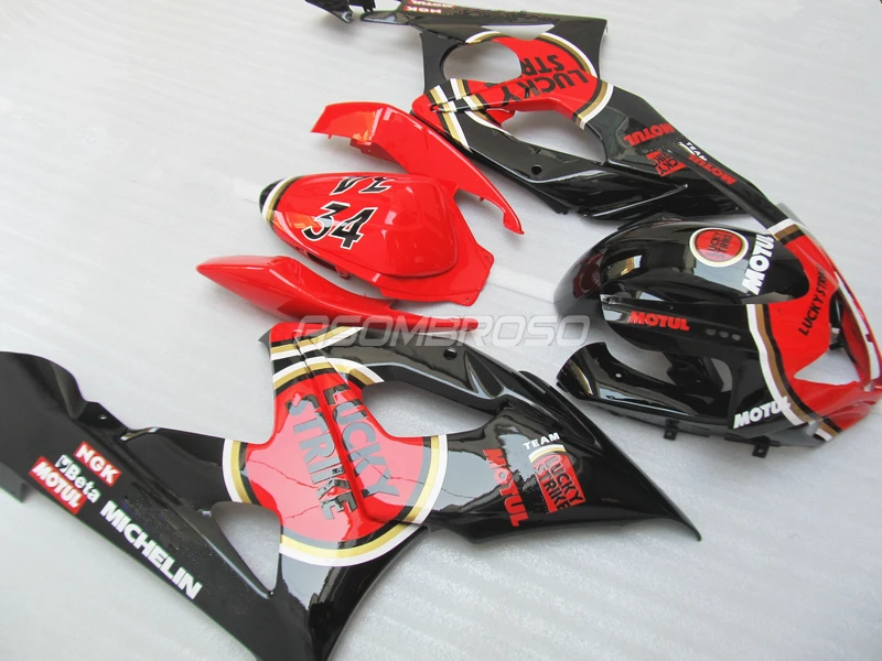 Injection molding 100% Fairing kit for Suzuki GSXR1000 2005 2006 red black K5 K6 GSXR1000 05 06 Fairings parts LK28
Injection molding 100% Fairing kit for Suzuki GSXR1000 2005 2006 red black K5 K6 GSXR1000 05 06 Fairings parts LK28