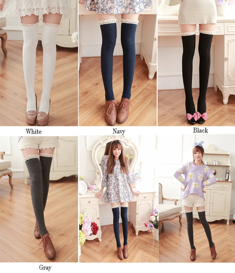 1Pair Sexy Winter Stockings for Women Over Knee Long Autumn Stockings Lace Thigh High Woman Warm Stocking Female Stockings
1Pair Sexy Winter Stockings for Women Over Knee Long Autumn Stockings Lace Thigh High Woman Warm Stocking Female Stockings