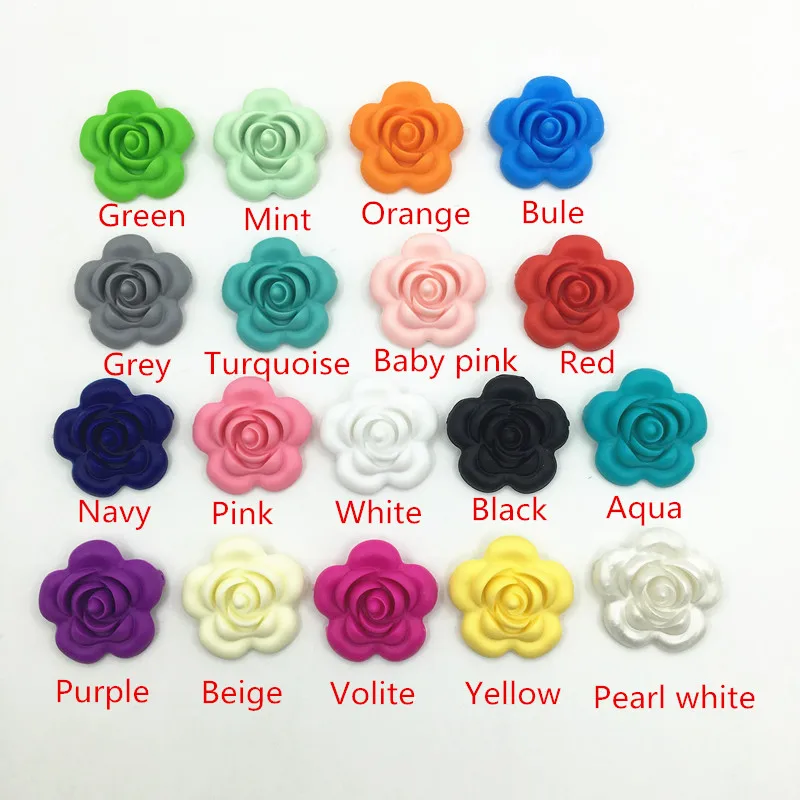 Hot Sale baby Rose Flower Silicone Beads For Necklace 10 pieces/lot Chewable Toy for teeth Silicone BPA Free loose beads
Hot Sale baby Rose Flower Silicone Beads For Necklace 10 pieces/lot Chewable Toy for teeth Silicone BPA Free loose beads