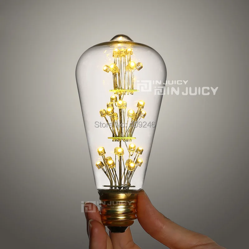 10PCS/LOT Wholesale Edison LED Energy-saving Bulb ST64 all over sky Star Chrismas Tree 4WATT LED Bulb Art Decoration Lamp E27
10PCS/LOT Wholesale Edison LED Energy-saving Bulb ST64 all over sky Star Chrismas Tree 4WATT LED Bulb Art Decoration Lamp E27