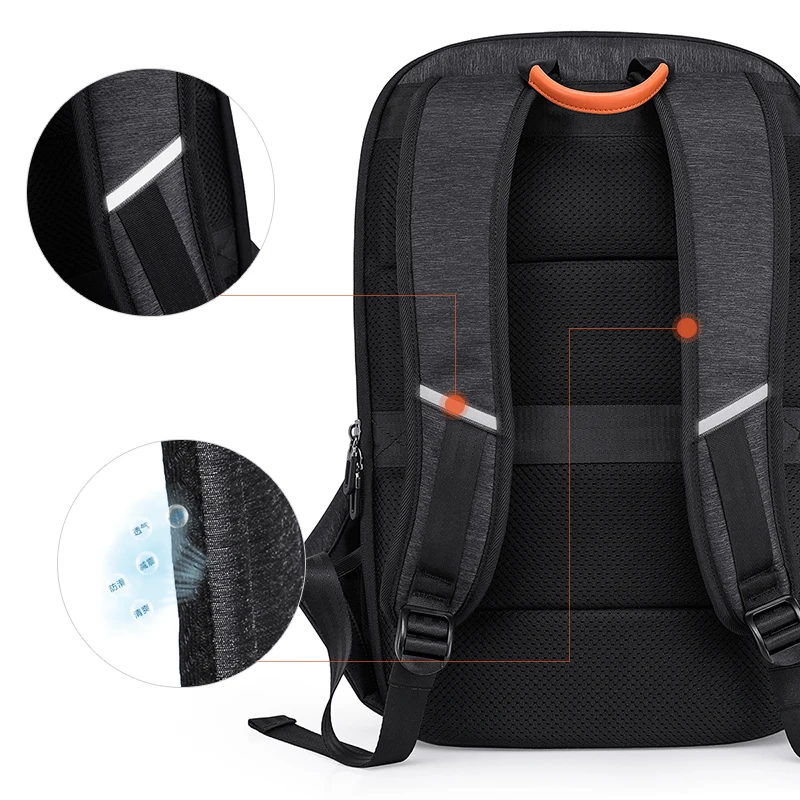 Tangcool модный мужской рюкзак USB зарядка сумка Водонепроницаемый