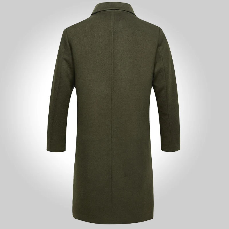 Fashion 2019 Autumn Winter New Men's Long Trench Coat Fashion Business Casual Wool Slim Woolen Coat Jacket Male
Fashion 2019 Autumn Winter New Men's Long Trench Coat Fashion Business Casual Wool Slim Woolen Coat Jacket Male