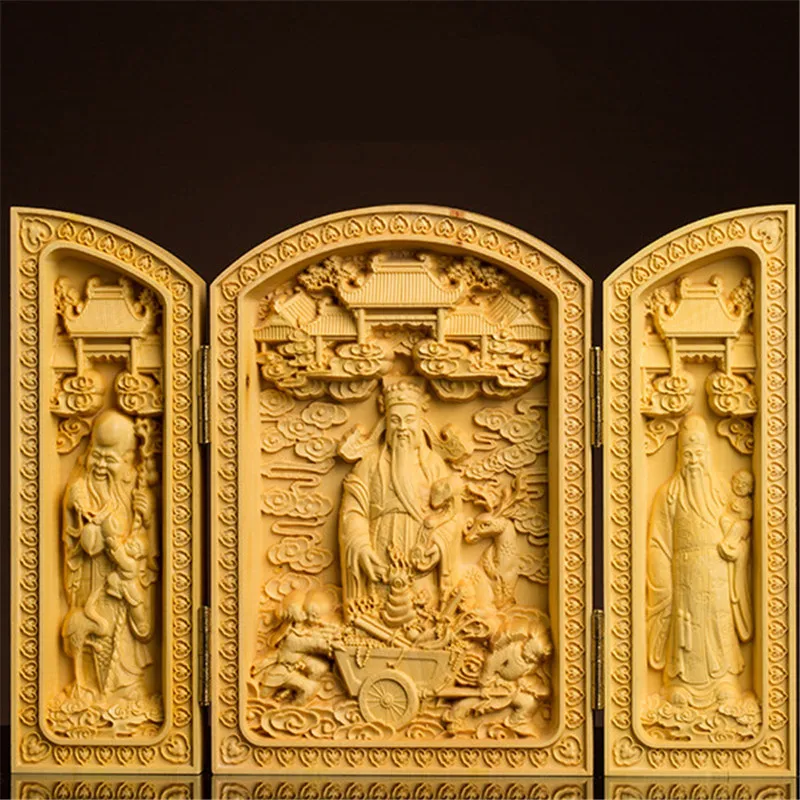 Handmade Opened Boxwood Carving Buddha Maitreya Fulushou Ksitigarbha Avalokitesvara Statues Buddism God Guanyin Bodhisattva
Handmade Opened Boxwood Carving Buddha Maitreya Fulushou Ksitigarbha Avalokitesvara Statues Buddism God Guanyin Bodhisattva