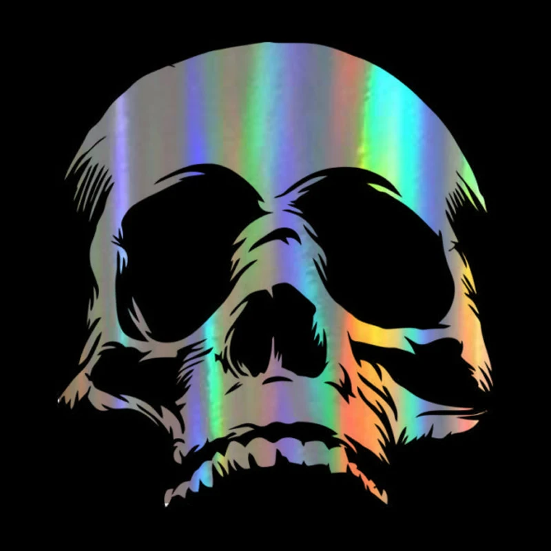 Sticker Vinyl 14.2*15.2cm Terrible Evil Skull Face Reflective Sticker On window Funny Decal Motorcycle Stickers window Styling
Sticker Vinyl 14.2*15.2cm Terrible Evil Skull Face Reflective Sticker On window Funny Decal Motorcycle Stickers window Styling