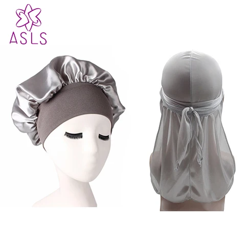 New Men and women Silk Durag Bandana Headwear Wide Doo Rag Bonnet Polyester Cap Comfortable Sleeping Hat 2pcs/lot
New Men and women Silk Durag Bandana Headwear Wide Doo Rag Bonnet Polyester Cap Comfortable Sleeping Hat 2pcs/lot