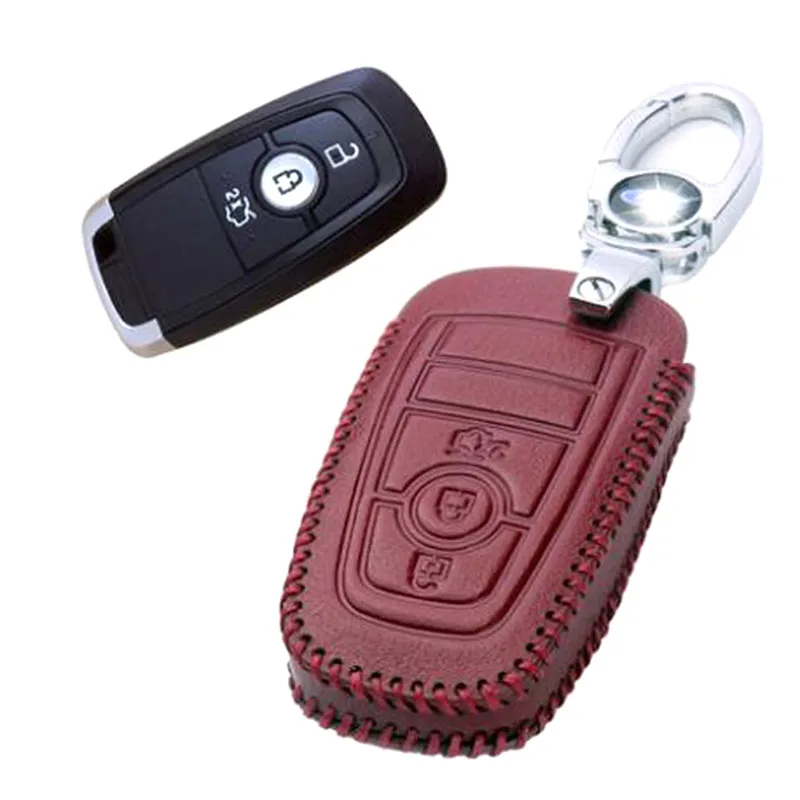 Genuine PU Leather 3 Button Remote Key Bag Case Fob Holder Chain For Ford Mendeo A Type
Genuine PU Leather 3 Button Remote Key Bag Case Fob Holder Chain For Ford Mendeo A Type