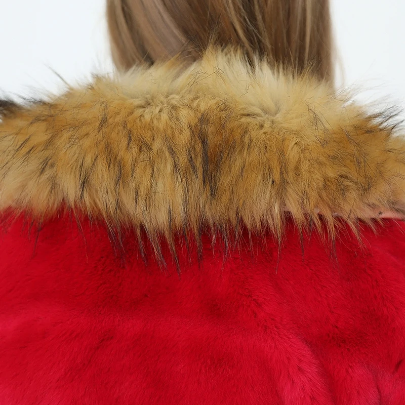 Nerazzurri Women Faux Fur Coat With Raccoon Dog Fur Collar Striped Slim Warm Female Fake Rabbit Fur Jacket Plus Size Outwear 5XL
Nerazzurri Women Faux Fur Coat With Raccoon Dog Fur Collar Striped Slim Warm Female Fake Rabbit Fur Jacket Plus Size Outwear 5XL