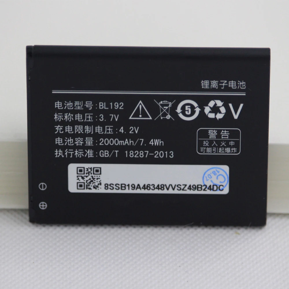 20pcs/lot 2000mAh BL192 cellPhone battery For Lenovo A300 A328 A328T A338T A388T A526 A529 A505E A560 A590 A680 A750 Battery
20pcs/lot 2000mAh BL192 cellPhone battery For Lenovo A300 A328 A328T A338T A388T A526 A529 A505E A560 A590 A680 A750 Battery