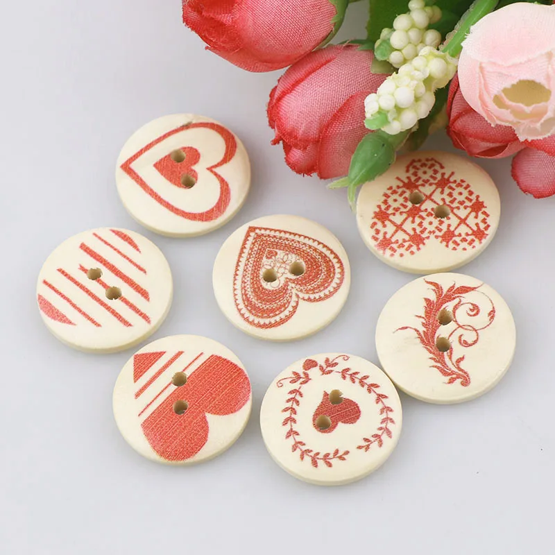 Brand 50PCS 18mm Heart Wooden Buttons Mixed Heart Pattern Decorative Buttons 2-Holes Fit Sewing Scrapbooking Craft DIY
Brand 50PCS 18mm Heart Wooden Buttons Mixed Heart Pattern Decorative Buttons 2-Holes Fit Sewing Scrapbooking Craft DIY