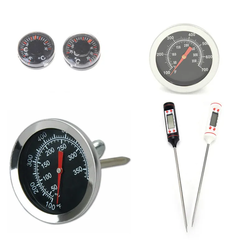 BBQ Accessories Grill Meat Thermometer Dial Temperature Gauge Gage Cooking Food Probe Household Stainless Steel Kitchen Tools
BBQ Accessories Grill Meat Thermometer Dial Temperature Gauge Gage Cooking Food Probe Household Stainless Steel Kitchen Tools