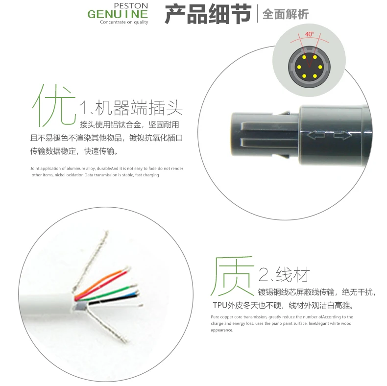 Applicable to PM7000/8000/9000/MEC1000/2000 Six-needle SPO2 6-needle Sensor Probe
Applicable to PM7000/8000/9000/MEC1000/2000 Six-needle SPO2 6-needle Sensor Probe