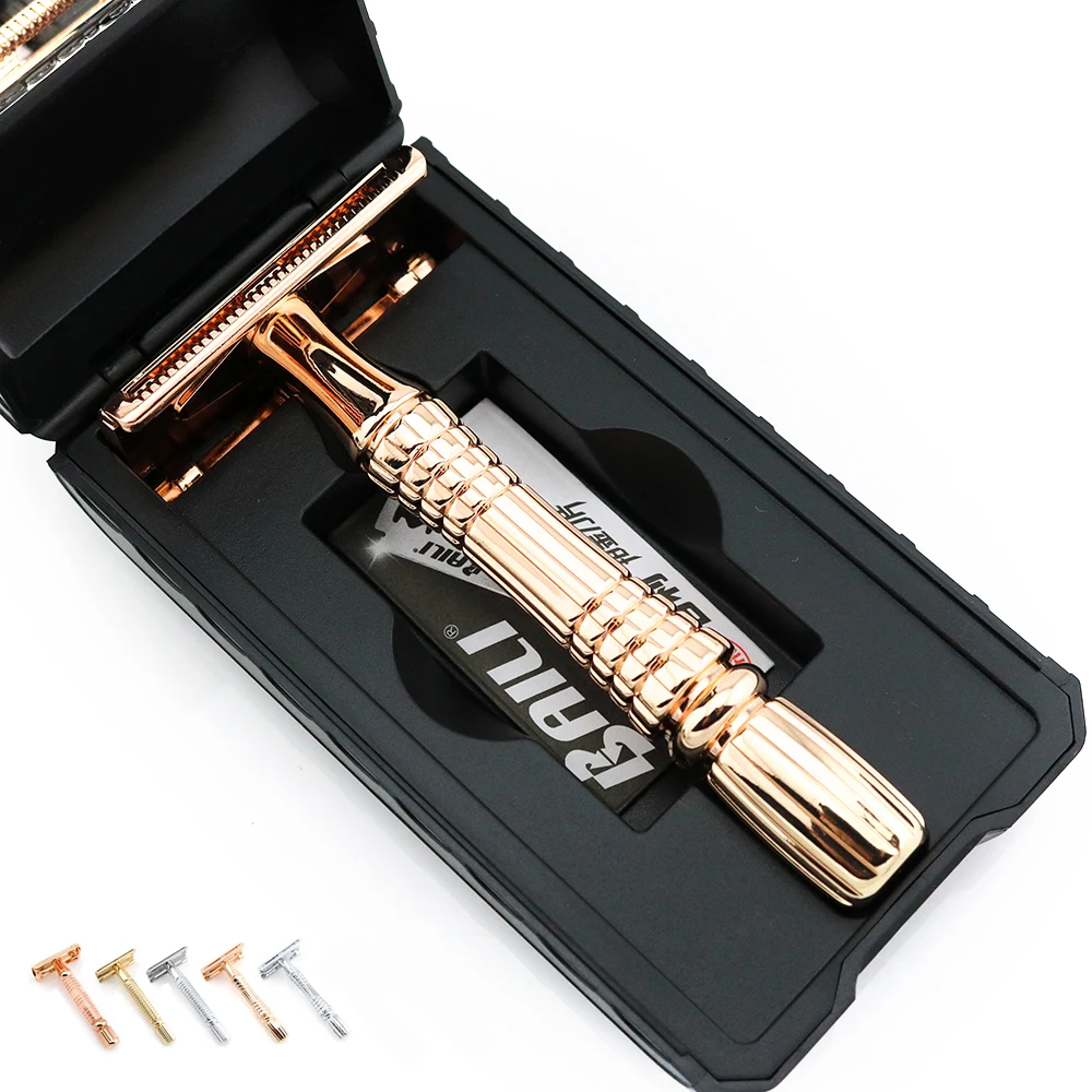 BAILI Silvery or Gold Razor for Face Twin Blade Male Safety Razor Zinc Alloy Razor Come with Box 10 SETS/LOT NEW
BAILI Silvery or Gold Razor for Face Twin Blade Male Safety Razor Zinc Alloy Razor Come with Box 10 SETS/LOT NEW