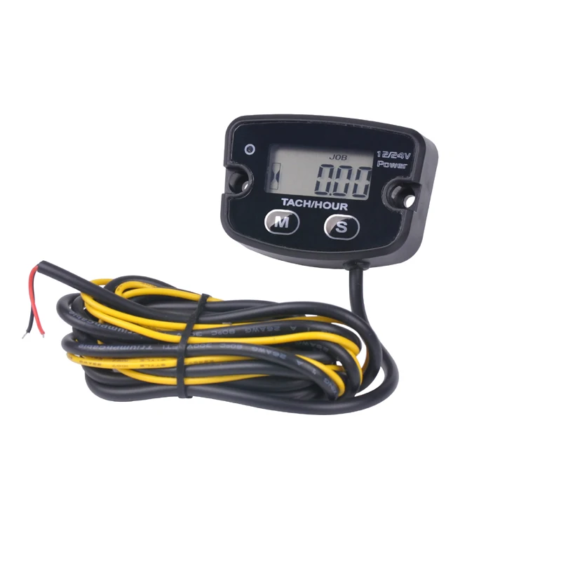 Digital Resettable Waterproof Hour Meter Gasoline Engine Tachometer for Marine Outboard Paramotor Snowmobile Tractor RL-HM020RV
Digital Resettable Waterproof Hour Meter Gasoline Engine Tachometer for Marine Outboard Paramotor Snowmobile Tractor RL-HM020RV