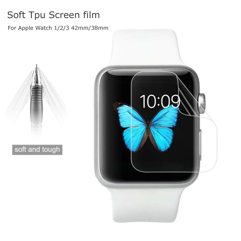 2 шт. защитная пленка для Apple Watch 1 3 38 мм 42 мм|Защитные стёкла и плёнки телефонов| |