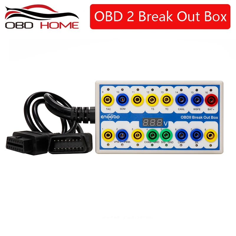 2020 OBDII OBD2 Breakout Box Car OBD 2 Break Out Box Car Protocol Detector Auto Can Test Box Automotive Connector Car-detector
2020 OBDII OBD2 Breakout Box Car OBD 2 Break Out Box Car Protocol Detector Auto Can Test Box Automotive Connector Car-detector