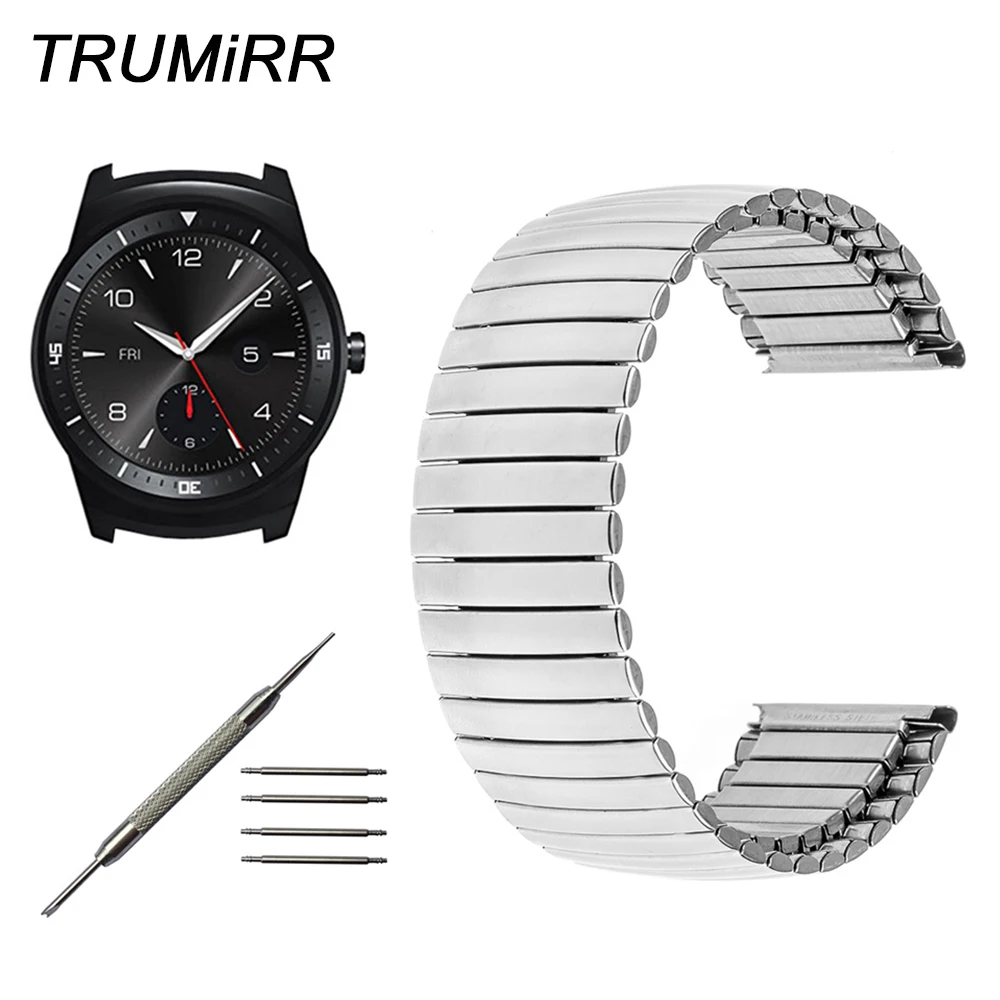 Ремешок из нержавеющей стали для LG G Watch W100 W110 Urbane W150 Pebble Time Asus ZenWatch 1 2 22 мм |