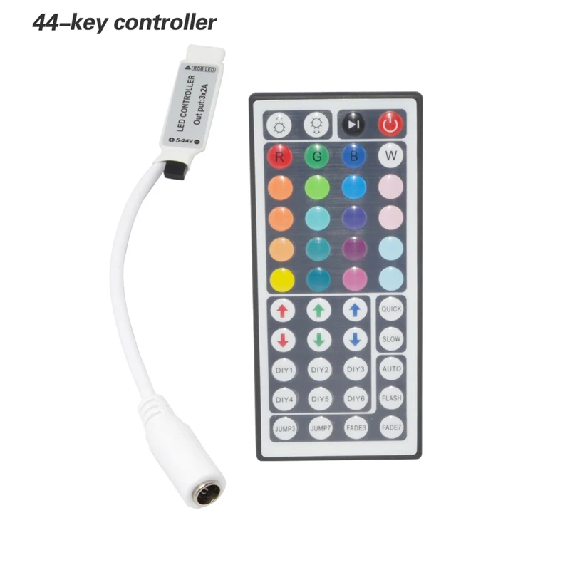 Лента светодиодная RGB 12 В постоянного тока 300 светодиодов 5 м 3528 5050 SMD IP20 блок