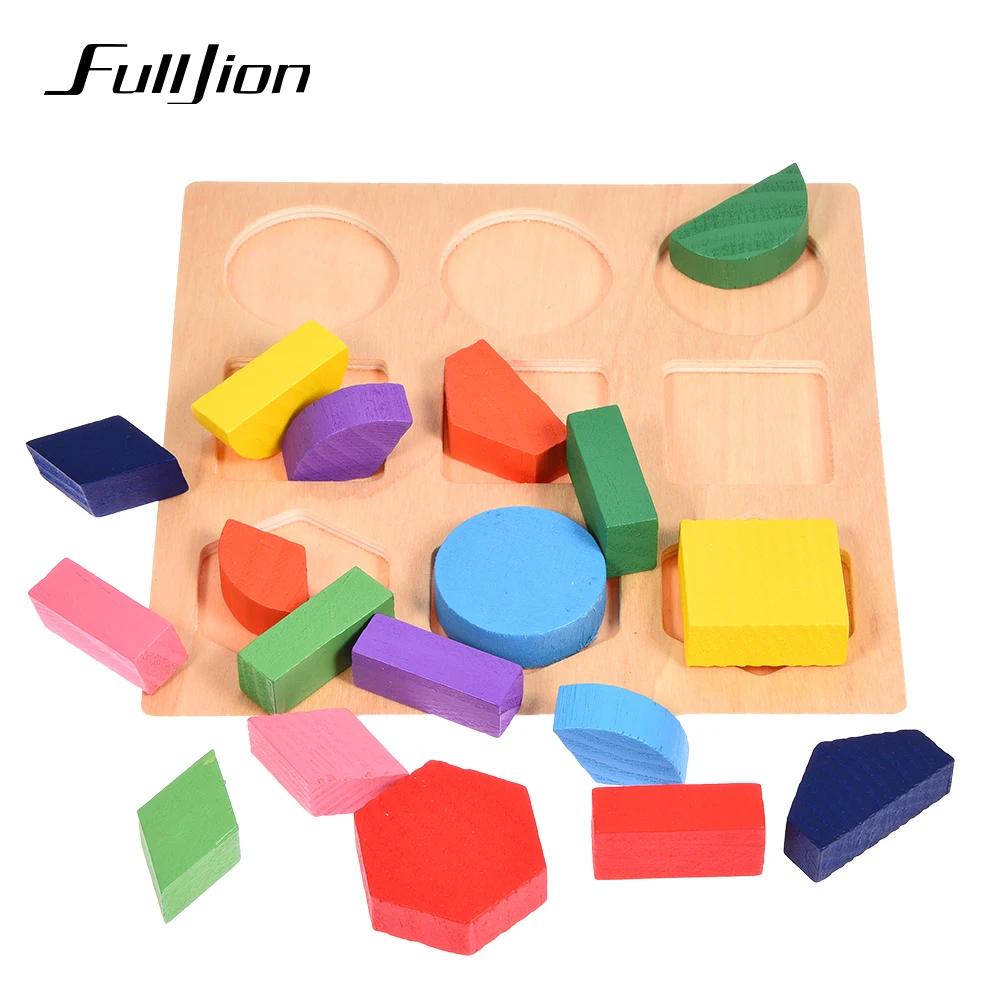 Fulljion Обучающие Развивающие деревянные игрушки для детей головоломка 3d волшебный