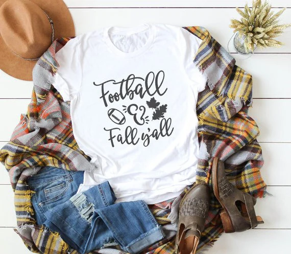 F*otball Shirts fall y'all t-shirt pastel aesthetic grunge slogan t shirt graphic women fashion slogan leaf pretty tees art tops
F*otball Shirts fall y'all t-shirt pastel aesthetic grunge slogan t shirt graphic women fashion slogan leaf pretty tees art tops