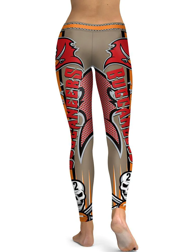Unisex Football Team Buccaneers 22 Tight Pants Workout Gym Training Running Yoga Sport Fitness Exercise Leggings Dropshipping | Спорт и
