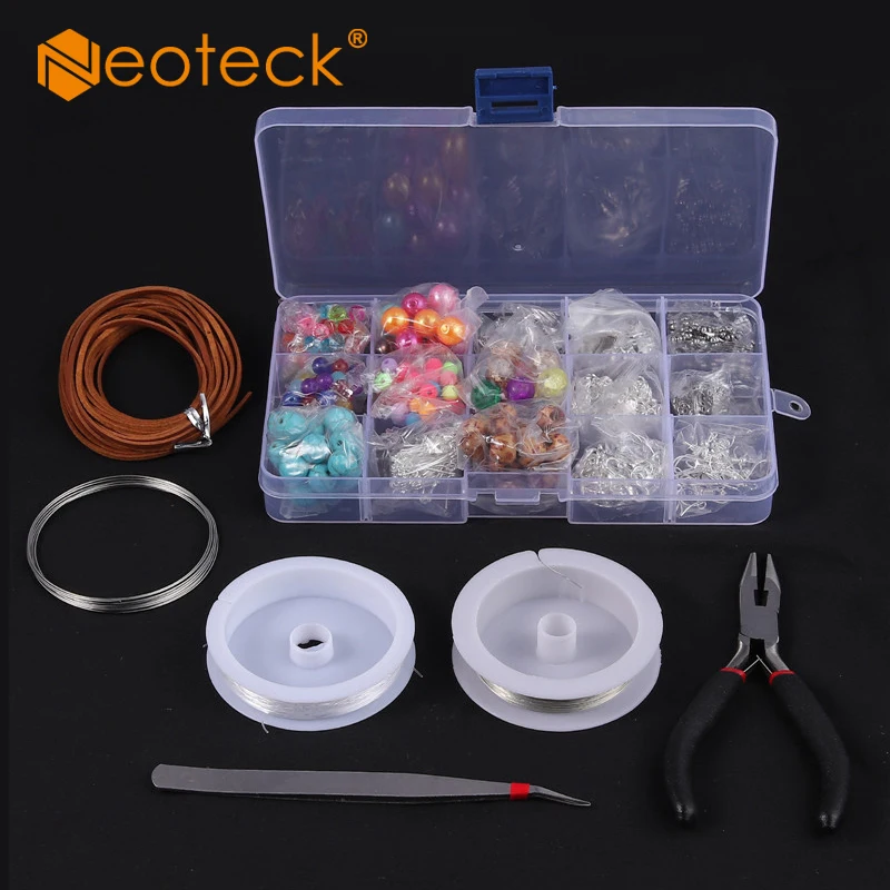 Neoteck рукоделие Создание ювелирных изделий, набор принадлежностей для инструментов, стартовые плоскогубцы, аксессуары с коробкой для хранения
Neoteck рукоделие Создание ювелирных изделий, набор принадлежностей для инструментов, стартовые плоскогубцы, аксессуары с коробкой для хранения